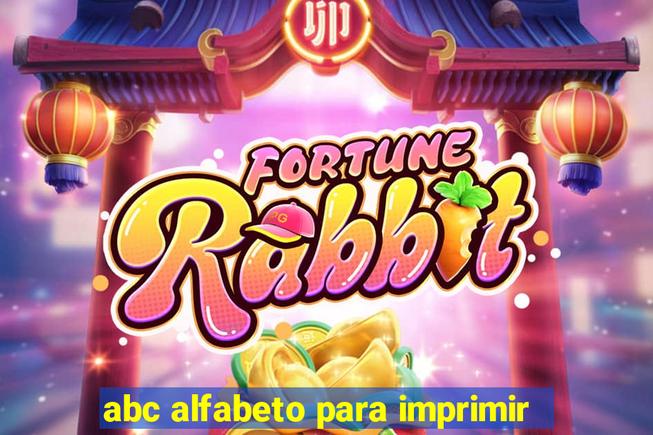 abc alfabeto para imprimir